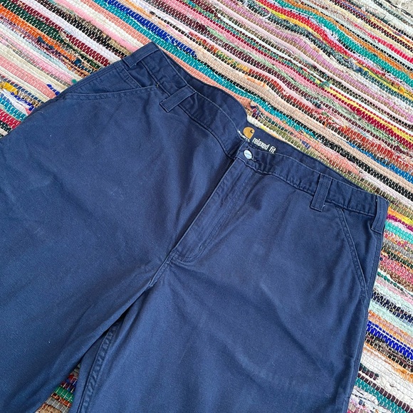 Carhartt Navy Cargo Shorts- #1917 - Picture 11 of 11